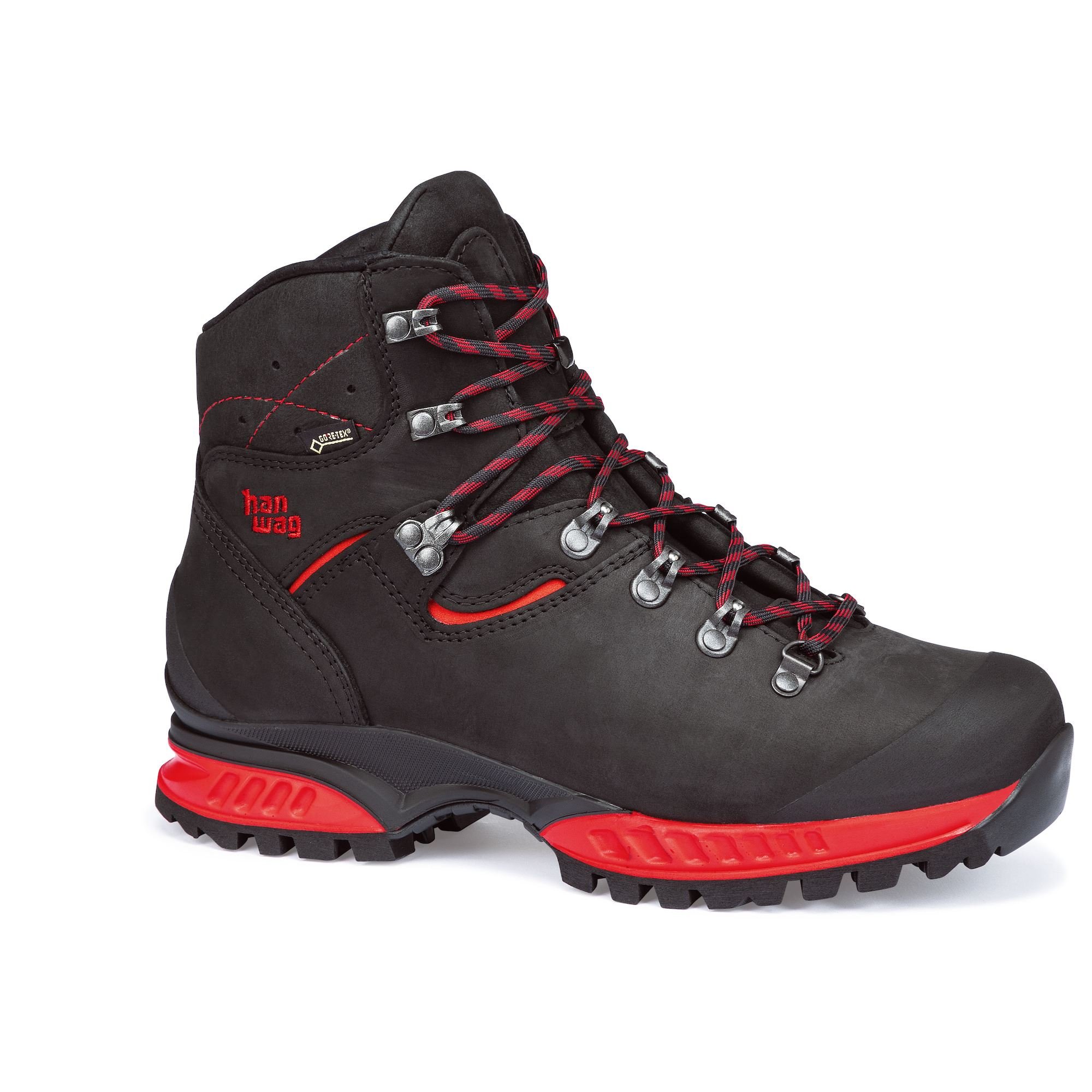 Hanwag Men's Tatra II GTX Trekking Boots Black/Red MSLHY7291